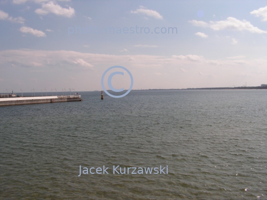 Poland,Sopot,Pomeranian Voivodeship,landscape,panoramical view,architecture,Baltic Sea,cliff,view on the Gdansk