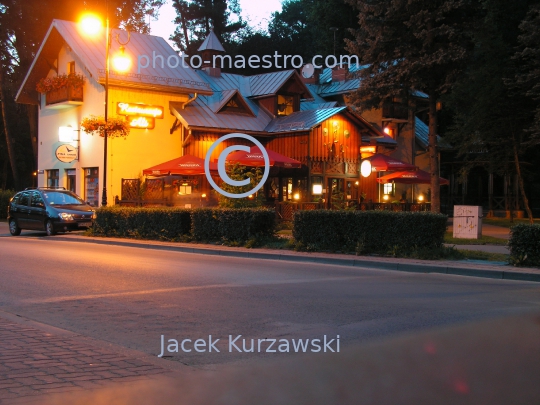 Poland,Szczawnica,Pieniny Mountains,Lesser Poland Voivodeship,nature,mountains,architecture,panoramical view,twilight,ilumination,ambience