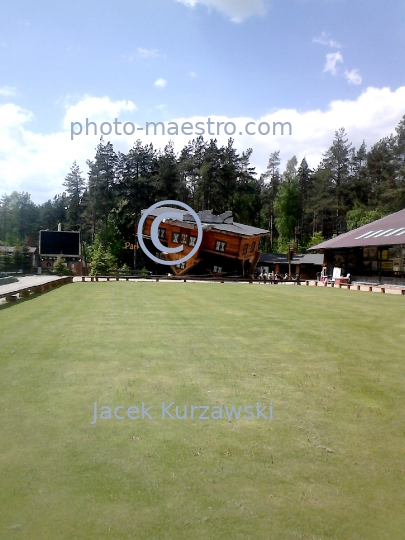 Poland,Szymbark,Pomeranian Voivodeship,landscape,panoramical view,architecture,monouments,history,reversed house