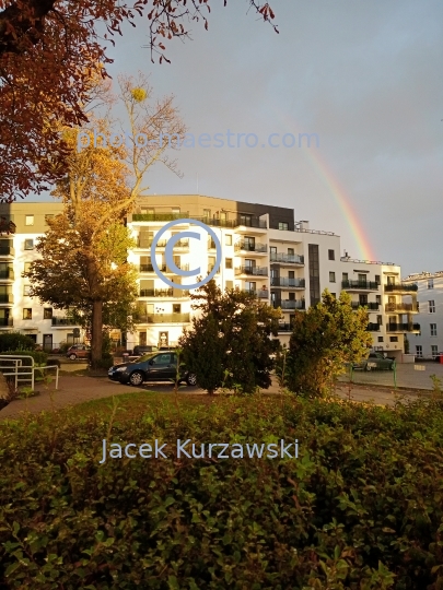 Poland,Torun,Kuyavian-Pomeranian Voivodeship,architecture,city center,sunset,rainbow