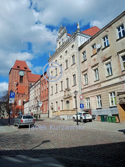 Poland,Torun,Kuyavian-Pomeranian Voivodeship,architecture,Old Town,Vistula river,Cathedral,Zeglarska Str.,UNESCO,spring