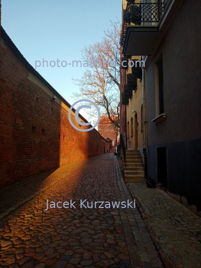 Poland,Torun,Kuyavian-Pomeranian Voivodeship,architecture,Old Town,Vistula river,sunrise,Unesco,monuments,Linning Tower,spring,ambience