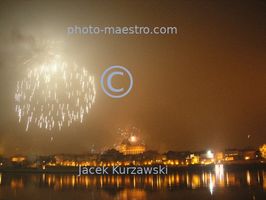 Poland,Torun,Kuyavian-Pomeranian Voivodeship,architecture,Vistula,Ilumination,fireworks