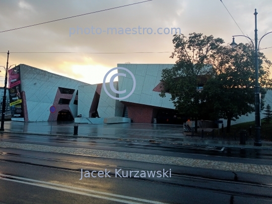 Poland,Torun,Kuyavian-Pomeranian Voivodeship,modern architecture,city center,sunset,shine,roadJordanki center