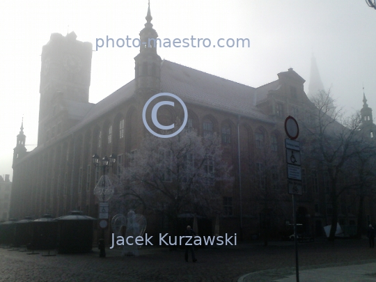 Poland,Torun,Kuyavian-Pomeranian Voivodeship,Old Town,gothic,architecture,history,UNESCO,panoramical view,ambience,city center,winter,fog