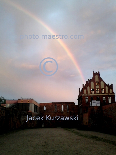 Poland,Torun,Kuyavian-Pomeranian Voivodeship,Old Town,gothic,architecture,history,UNESCO,panoramical view,ambience,rainbow