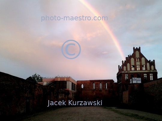 Poland,Torun,Kuyavian-Pomeranian Voivodeship,Old Town,gothic,architecture,history,UNESCO,panoramical view,ambience,rainbow