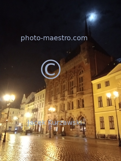 Poland,Torun,Kuyavian-Pomeranian Voivodeship,Old Town,gothic,architecture,history,UNESCO,panoramical view,ilumination,moon