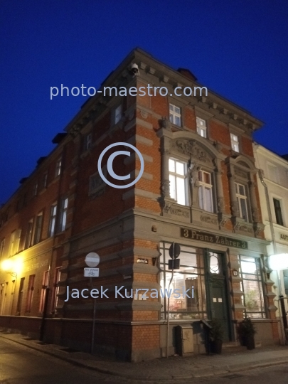 Poland,Torun,Kuyavian-Pomeranian Voivodeship,Old Town,panoramical view,monuments,architecture,Holy Spirit Str.,,UNESCO,nocturne,ilumination