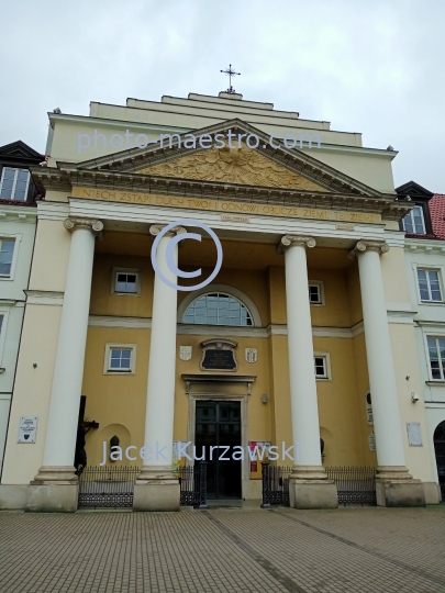 Poland,Warsaw,Mazowieckie voivodeship,Mazovia region,City Center,architecture,monouments,spring,neoclaistical church