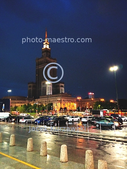 Poland,Warsaw,Mazowieckie voivodeship,Mazovia region,City Center,architecture,monouments,Warsaw by night,ilumination