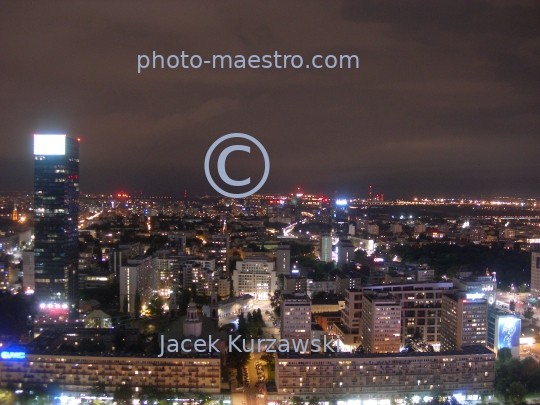 Poland,Warsaw,Mazowieckie voivodeship,Mazovia region,City Center,architecture,monouments,Warsaw by night,ilumination