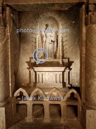 Poland,Wieliczka,Lesser Poland Voivodeship,mine of salt.chamber,sculptures,church,interiors,UNESCO