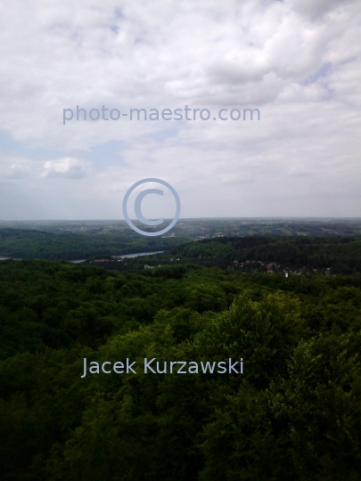 Poland,Wiezyca,Kaszuby Region,Pomeranian voivodeship,panoramical view,Baltic Sea,stormy weather,ambience