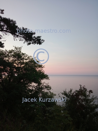 Poland,Wladyslawowo,Pomeranian Voivodeship,Baltic Sea,sunset,water