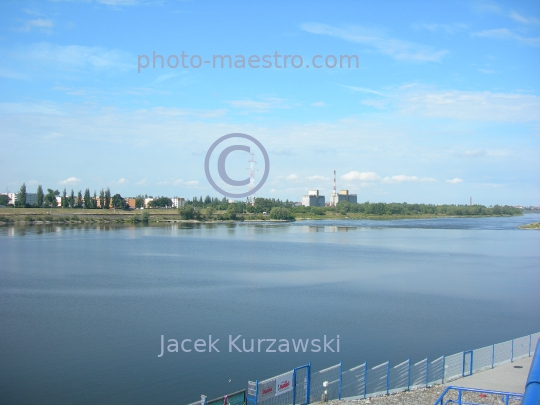 Poland,Wloclawek,,Kuyavian-Pomeranian Voivodeship,City center,Reservoir,Wloclawek dam,architecture,monumetns,Vistula,water,panoramical view