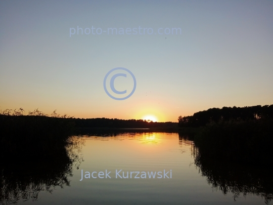 Poland,Wloclawek,,Kuyavian-Pomeranian Voivodeship,nature,Wikaryjskie Lake,sunset,ambience