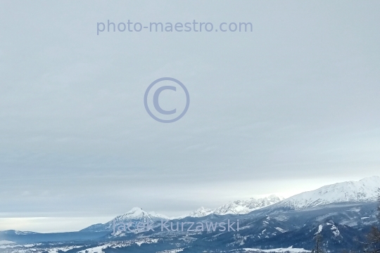 Poland,Zakopane,Lesser Poland Voivodeship,Tatra mountains,snow,winter,ambience,panoramical view