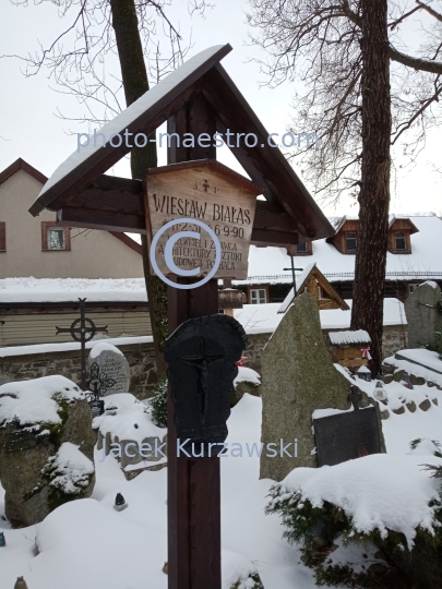 Poland,Zakopane,Lesser Poland Voivodeship,Tatra mountains,snow,winter,ambience,wooden architecture,Peksowe Brzysko Cmentary,monouments