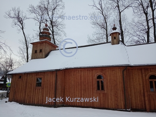 Poland,Zakopane,Lesser Poland Voivodeship,Tatra mountains,snow,winter,ambience,wooden architecture,Peksowe Brzysko Cmentary,monouments,church