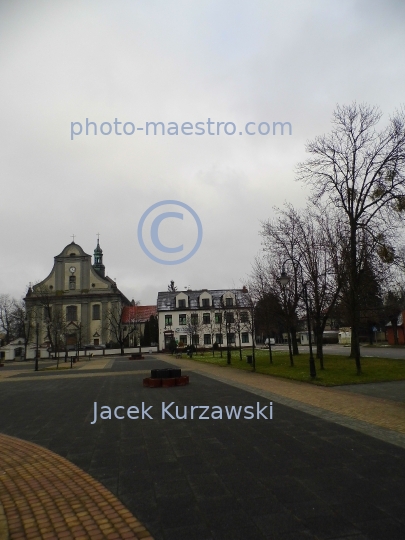 Poland,Zuromin,Mazowieckie Voivodeship,Mazovia region,architecture,city center,winter