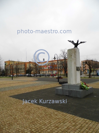 Poland,Zuromin,Mazowieckie Voivodeship,Mazovia region,architecture,city center,winter