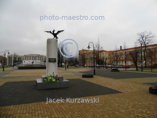 Poland,Zuromin,Mazowieckie Voivodeship,Mazovia region,architecture,city center,winter