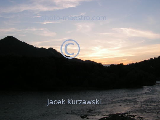 Slovakia,Lesnica District,Pieniny Mountains,nature,panoramical view,sunset,twilight