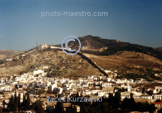 Spain-Alhambra-monuments-panormaical view