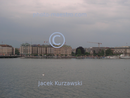 Switzerland,Geneve,city center,architecture,buildings,lake,Leman,Lake of Geneve