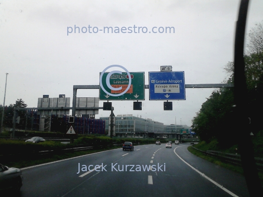 Switzerland,Geneve,road,highway