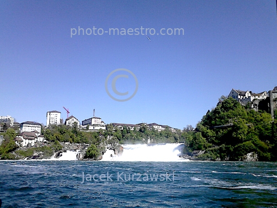 Switzerland,Shaffahusse,wate rfalls ,Rhin,panoramical view