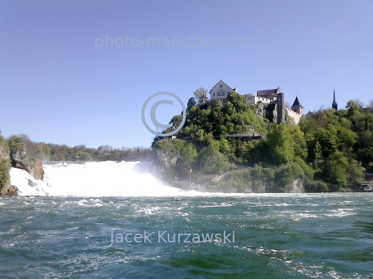 Switzerland,Shaffahusse,wate rfalls ,Rhin,panoramical view