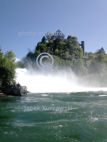 Switzerland,Shaffahusse,wate rfalls ,Rhin,panoramical view