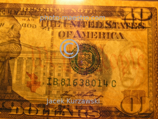 USA,usd,note,10usd,strip,security,watermark