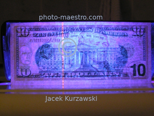 USA,usd,note,10usd,UV,UV light,security,watermark